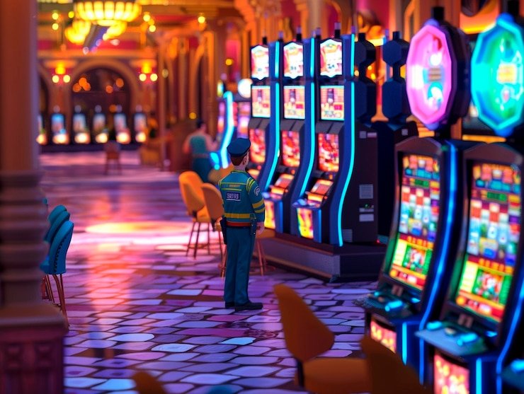 Live dealer hosting a Dragon Fishing round at a juaraspin studio